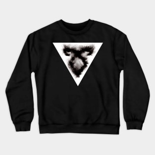 Shadowhunters rune / The mortal instruments - sand explosion with triangle (black) - Parabatai - gift idea Crewneck Sweatshirt